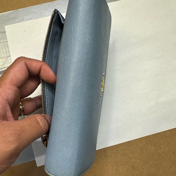 Prada Blue Leather Wallet - Picture 12 of 16